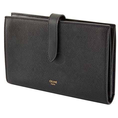 celine large flap wallet in grained calfskin women|CELINE Large flap wallet in Grained calfskin .